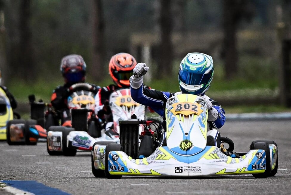 Un chico de Escobar, campeón en Sunchales y con pasaje a Portimao: la historia de Fausto Schioppa rumbo a su primer Mundial de karting