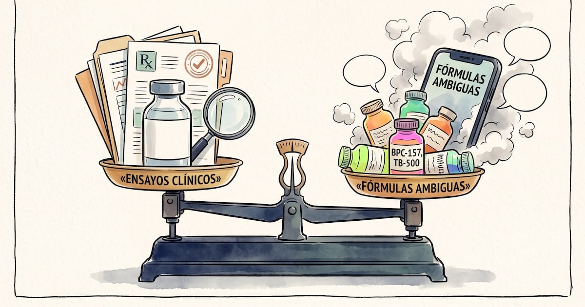 Péptidos: por qué no todos son iguales ni prometen lo mismo, según un especialista en medicina deportiva