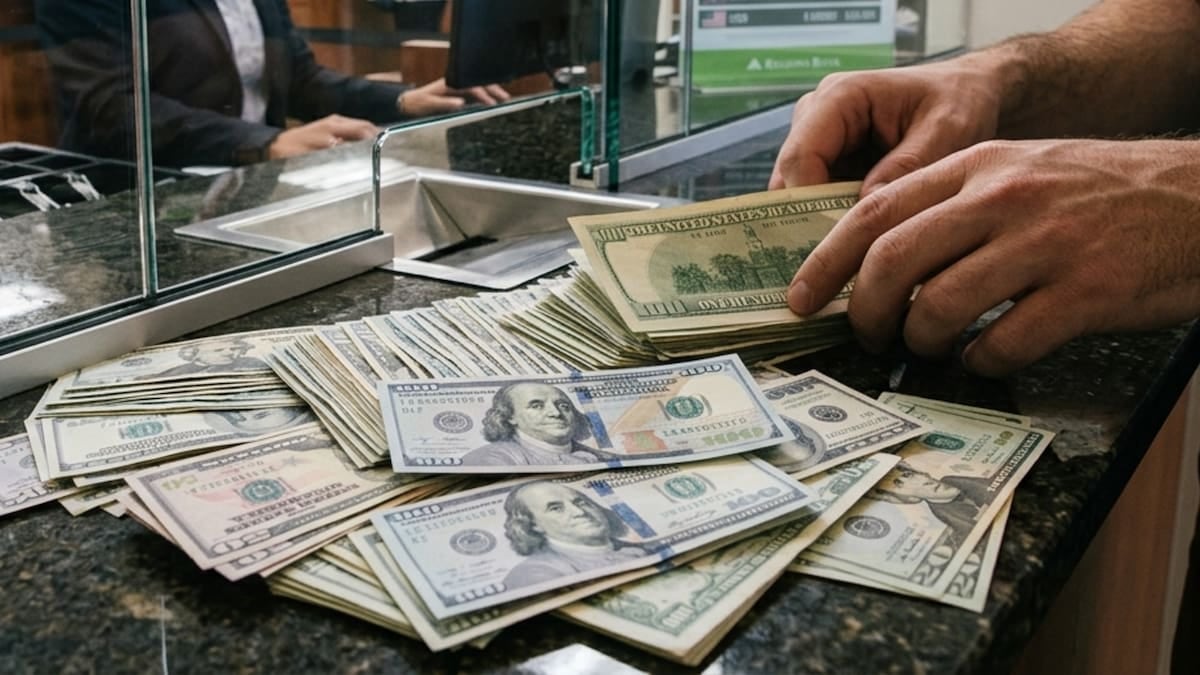 Dólar minorista y blue cierran alineados en los $1540, mientras el tarjeta roza los $2012,40