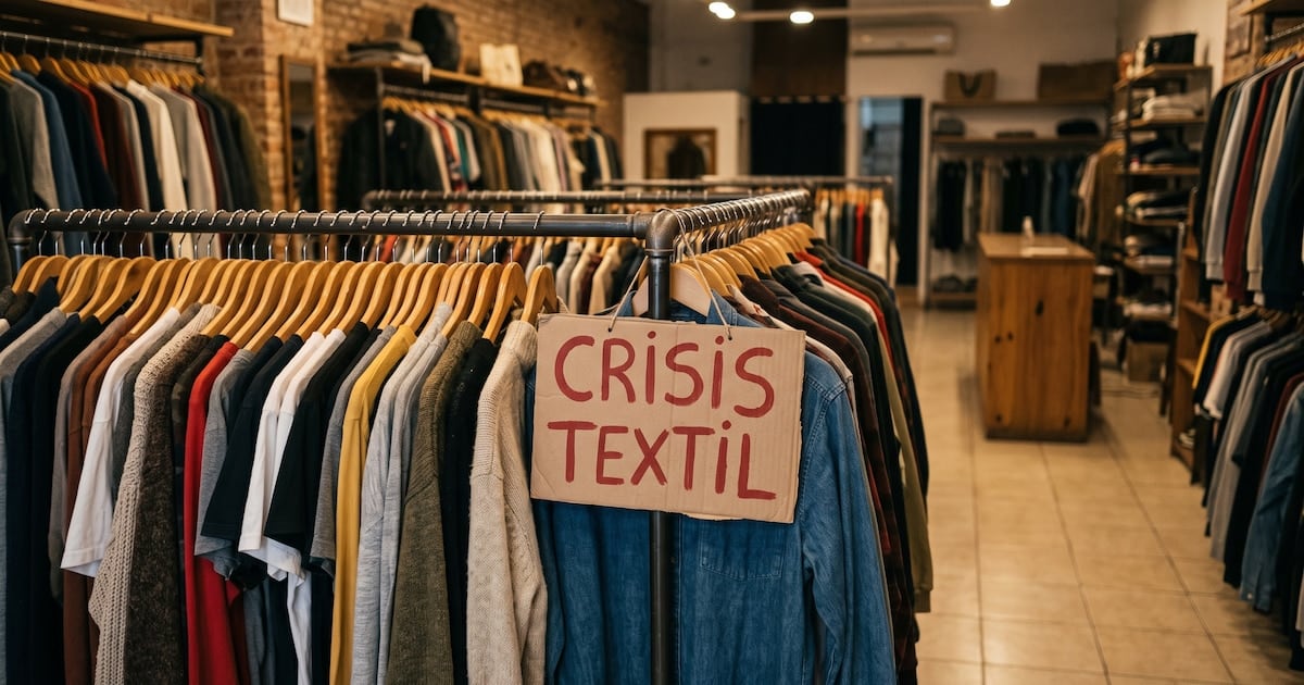 La industria textil atraviesa su peor momento en décadas: producción a la baja, capacidad ociosa y 28.000 puestos de trabajo perdidos