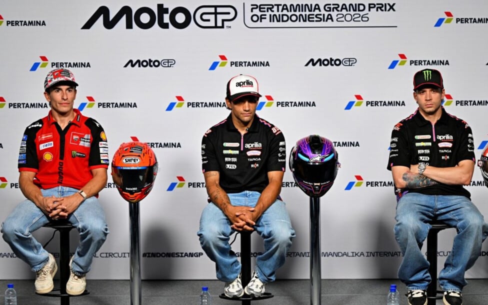 Aprilia evalúa encolumnar a sus pilotos detrás de Martín para contener a Márquez en la recta final del MotoGP