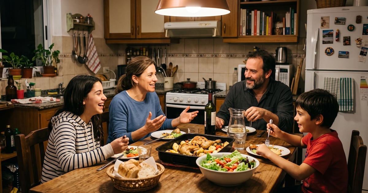 La mesa familiar como escuela: por qué comer juntos cambia lo que los chicos llevan al plato